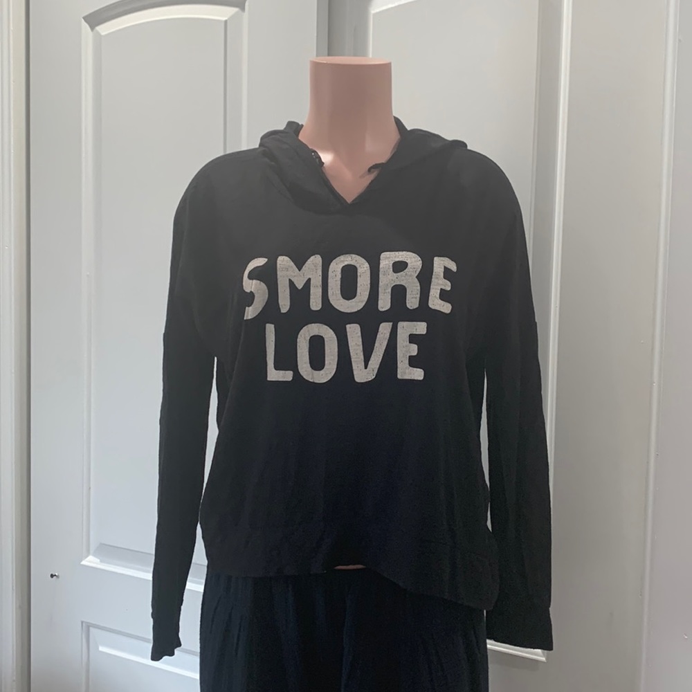 Black Hooded‎ Sweatshirt